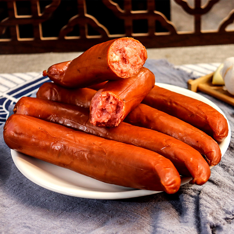哈尔滨红肠130g东北大妈真空包装即食腊肠东北风味零食小吃肉肠