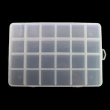0透明盒子收纳小圆盒长方形带盖塑料盒零件配饰整理文玩珠子收