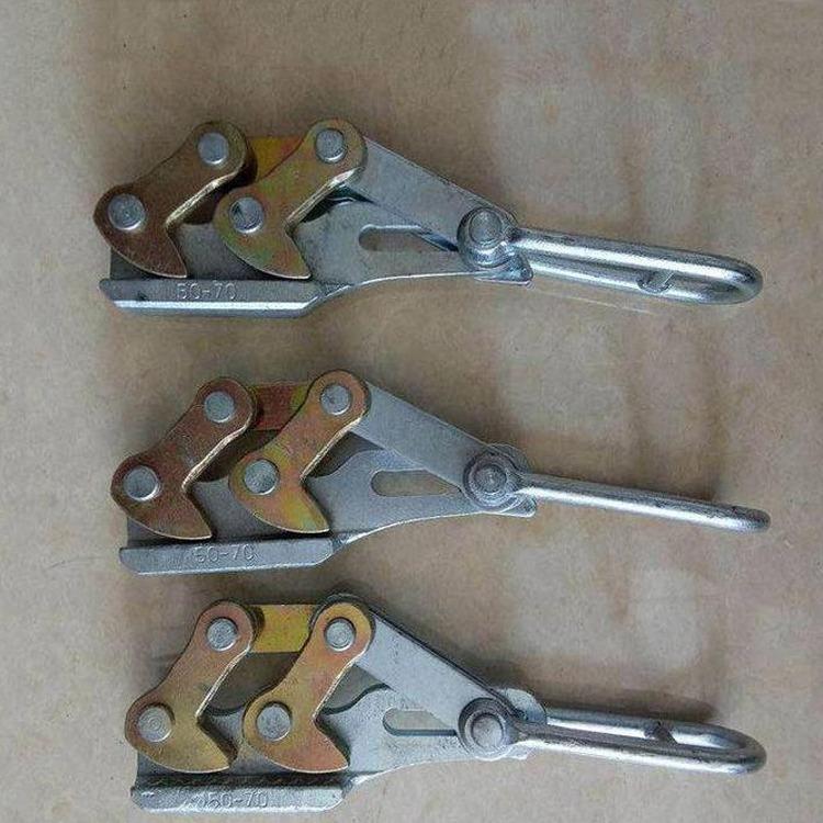 0成交0个电力拉线铁夹头 线路施工工具 双桃地线卡线器￥115.