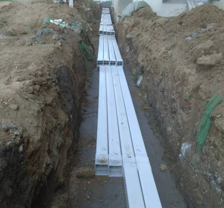 黑色塑合金管四孔塑合金方管票价格塑合金格栅管厂家批发