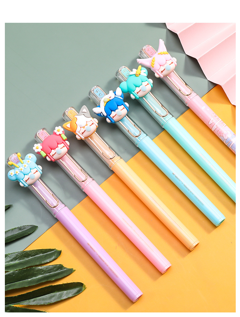 晨光b7610新款囡茜盲盒中性笔nanci林深不知处饰件中性笔签字水笔