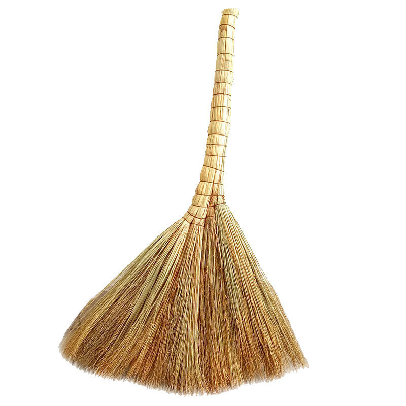 手工老式扫把硬毛高粱净苗扫地笤帚天然无籽物业环卫清洁头发家用
