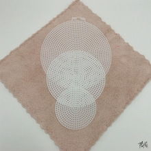 网格塑料片圆形片手织板编织包底定手工编织diy手编镂空包包材料