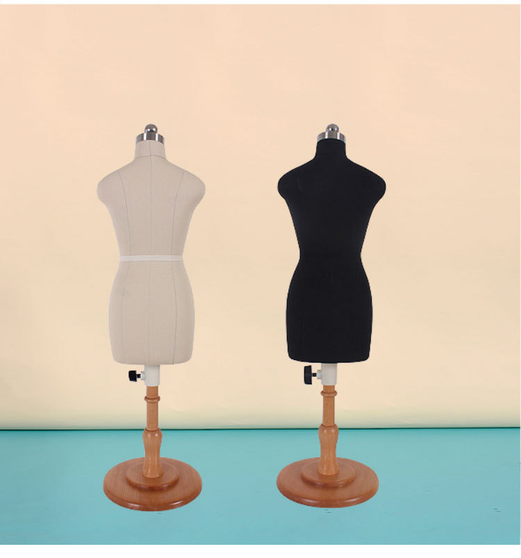 奉邦人台黑白双色可选小人台2分4分模型样板房立体裁剪试衣拍照