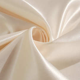 厂家跑量十美缎配纱窗帘衬布纯色绣花底布半遮光工程面料散剪批发