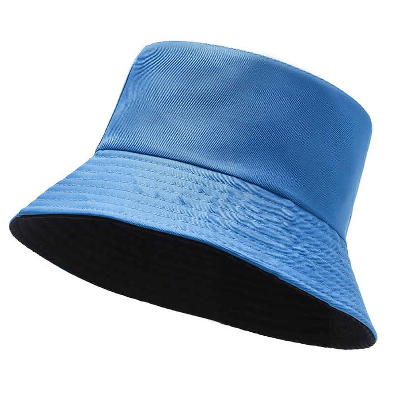 New Spring and Summer Comely Bucket Hat Trendy Korean Style Solid Color Fisherman Hat Men's and Women's Outdoor Travel Sun Hat Street Fashion Hat