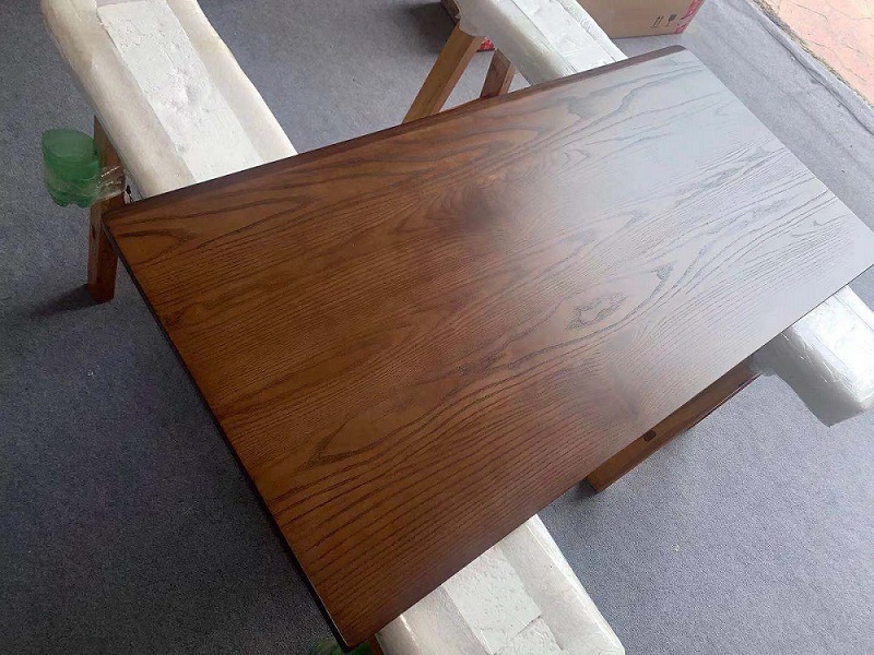 北美黑胡桃樱桃木白蜡木实木板材吧台茶桌餐桌升降腿桌面书桌