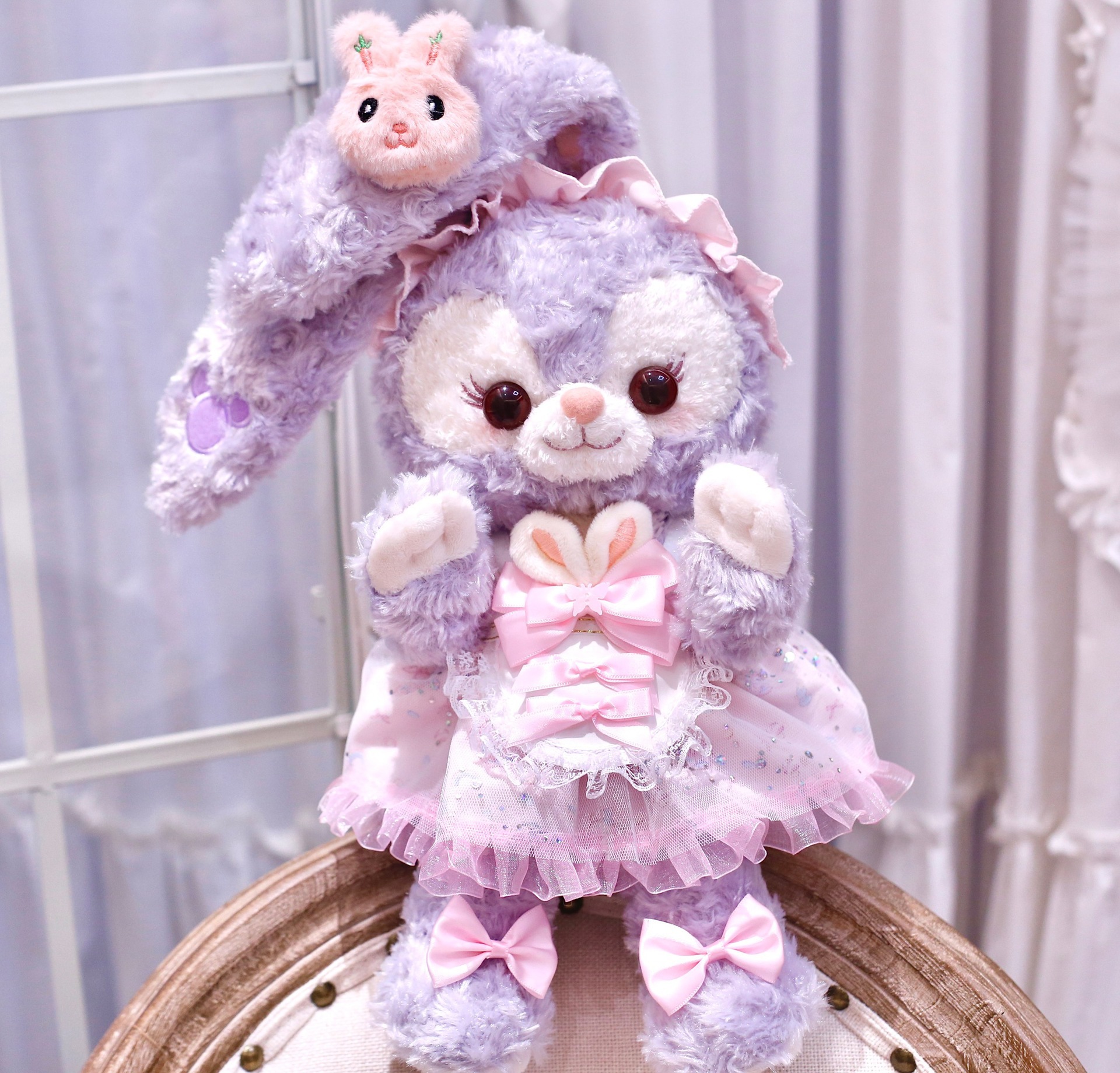 兔儿围裙 达菲熊创意手作玩偶兔子星黛露衣服史黛拉着替-阿里巴巴