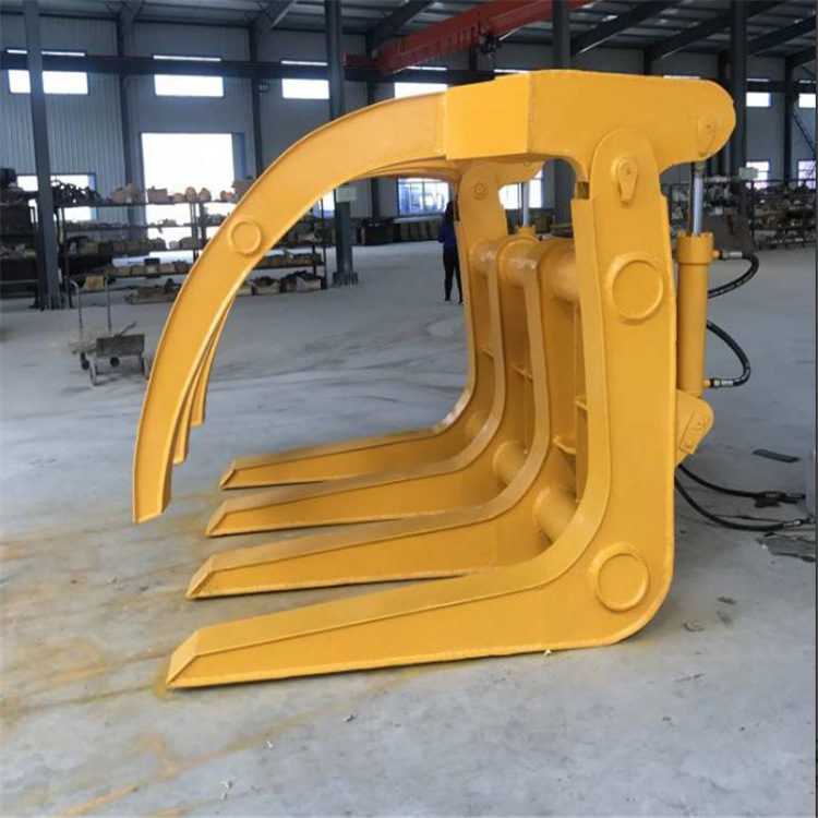 小型抓木机 360旋转钩机爪 回旋抓木器