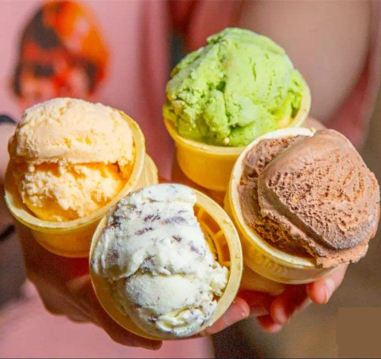 商用手打冰激淋diy硬冰淇淋粉抹茶竹炭原味球形冰激凌原料机挖球