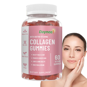 【跨境现货】代加工膳食补充剂collagen gummies胶原蛋白小熊软糖