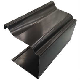 滨州市外墙彩铝落水管屋檐铝合金雨水槽配件价格