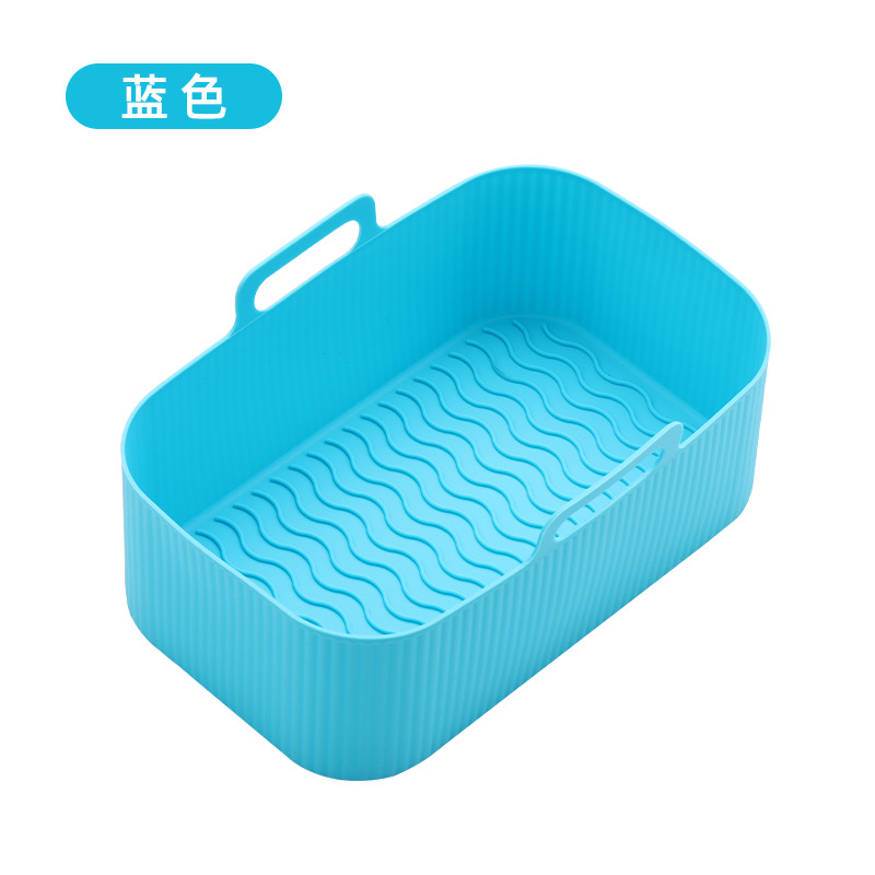 Baking Tray Heat Proof Mat Factory in Stock Wholesale Air Fryer Silica Gel Pad Oven Easy Cleaning Oil Insulation Silica Gel Pad