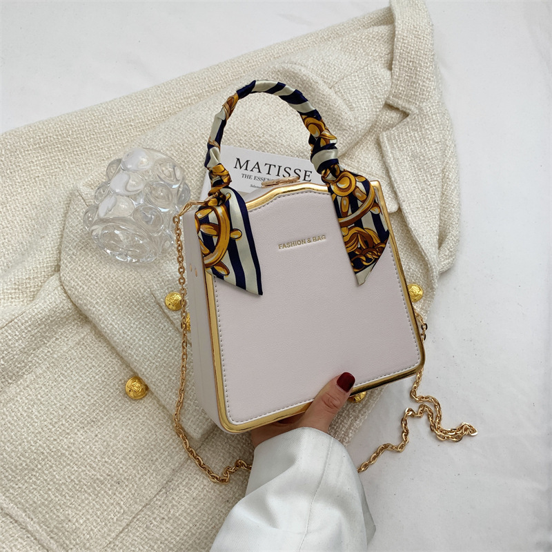 2023 Summer New Box Bag Special-Interest Design Korean Style Crossbody Fashion High Quality Crossbody Bag Popular All-Matching Women's Bag