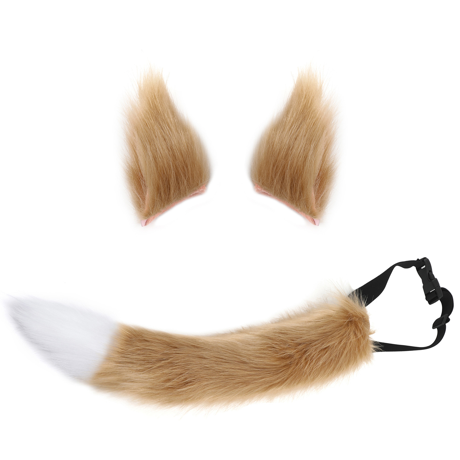 万圣节狐狸耳朵65cm尾巴套装角色扮演道具cosplay