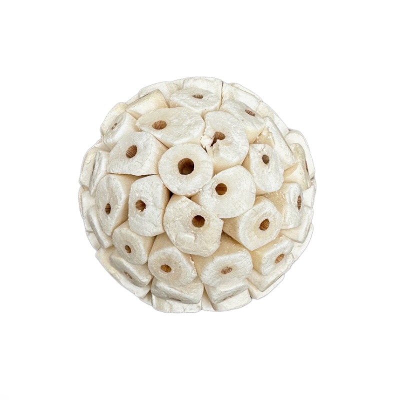 4cm鹦鹉球小动物通草球批发跨境宠物啃咬球鹦鹉解闷天然玩具