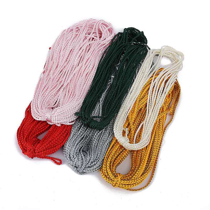 Chinese Knot Thread Three Braid Rope Twine Rope Braided Rope Belt Handbag clothing Accessories Manufacturers Wholesale