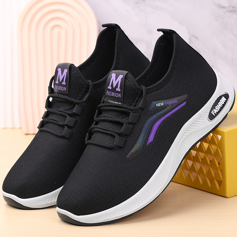 Old Beijing Cloth Shoes Men's Hollow-out Casual Shoes Low-Top Breathable Couple Sneakers Spring and Autumn Daily Flat Heel Platform Shoes