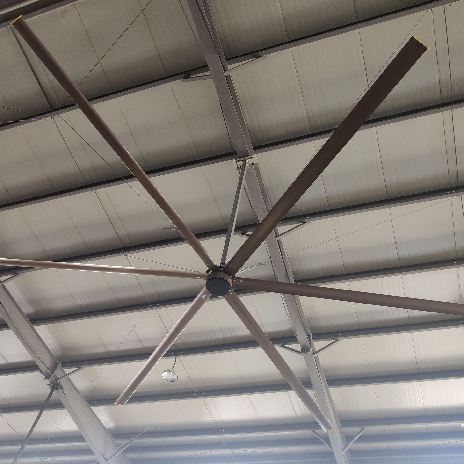 风起工业大风扇车间工厂大吊扇永磁电机扇浙江工业大风扇吊扇安装