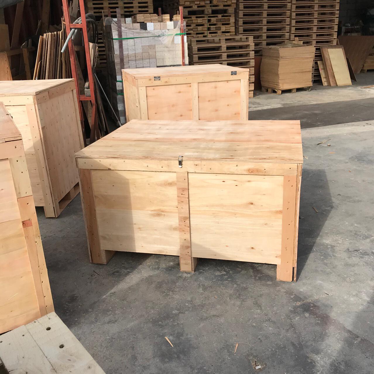 木箱包装订做 含托盘 方便海运空运搬运的出口木箱 免熏蒸包装箱-询价