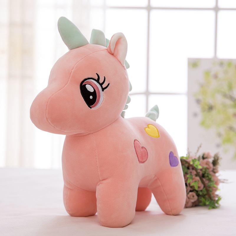 Cross-Border Unicorn Doll Plush Toys Wholesale Children's Ragdoll Comforter Toys My Little Pony: Friendship Is Magic Birthday Gift