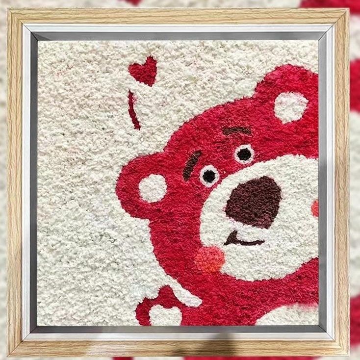 纸浆画送材料包立体画小学生儿童礼物填色卡通主题装饰画手工diy