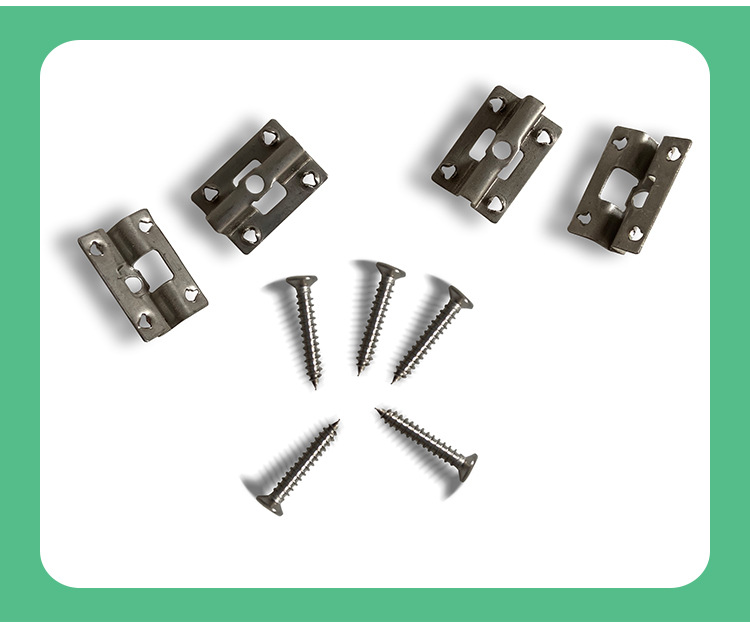 厂家现货批发塑木地板卡扣配件 公园凉亭阳台隔热耐蛀卡扣零件