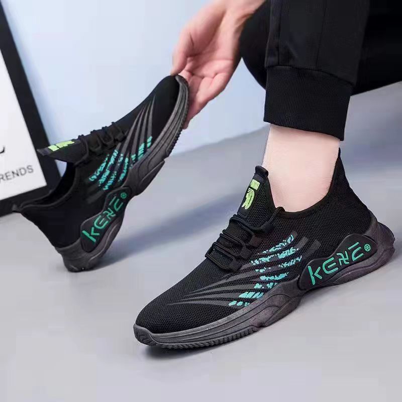 2022 √ New Old Beijing Male Sports Shoes Fashion Trend Student Korean Breathable Comfortable Running Shoes