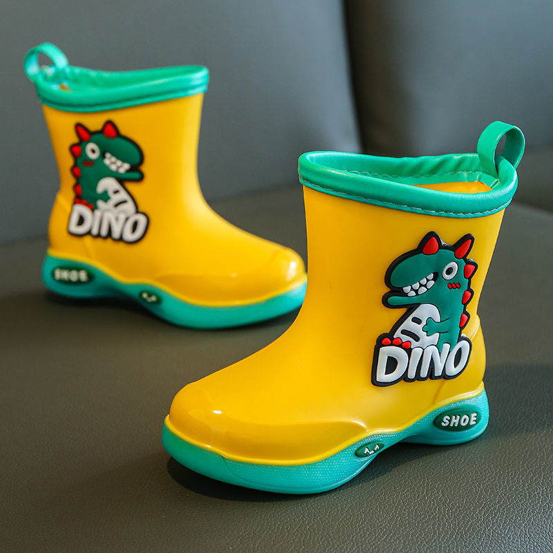 儿童雨鞋宝宝男童雨靴婴儿幼儿女童小学生四季幼儿园防滑小童水鞋