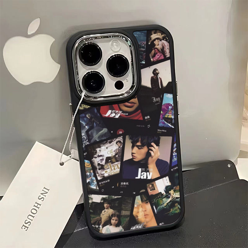 苹果14手机壳周杰伦专辑iphone15promax创意13潮流12pro全包防摔