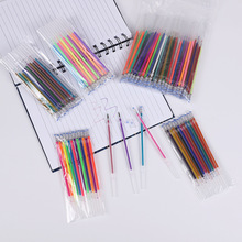 100色彩色笔芯荧光笔芯闪光笔芯水粉笔中性笔芯亮晶晶水笔芯