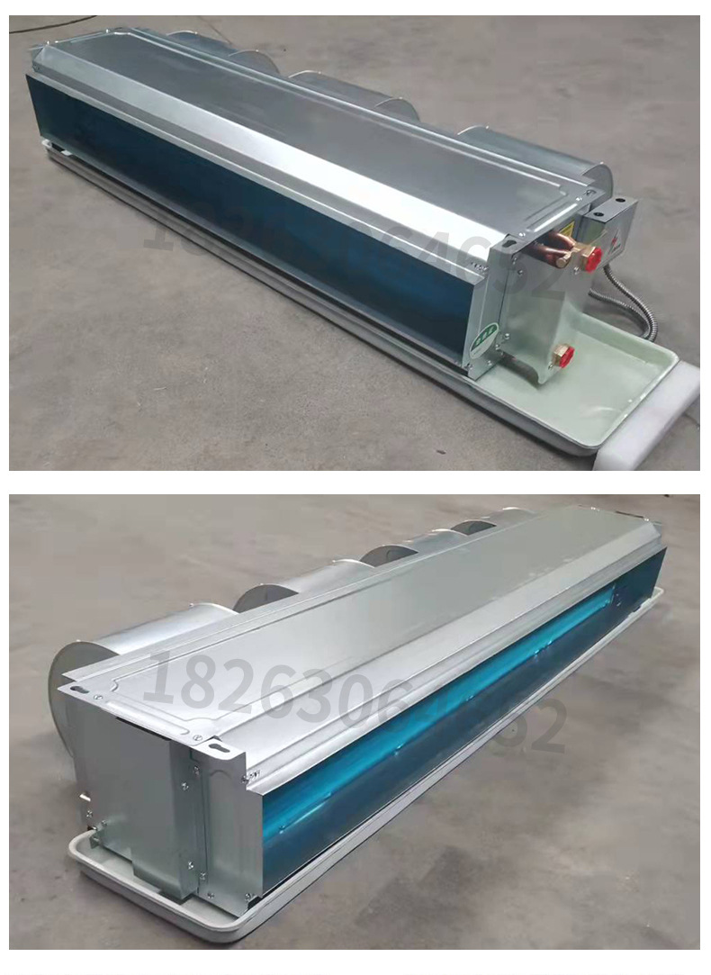 中央空调散热器水系统冷暖静音家用fp-wa盘管机卧式暗装风机盘管
