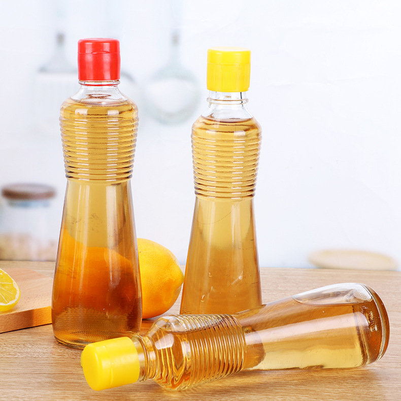 螺丝麻油瓶厨房家用核桃油瓶子玻璃密封带盖香油瓶山茶油空瓶