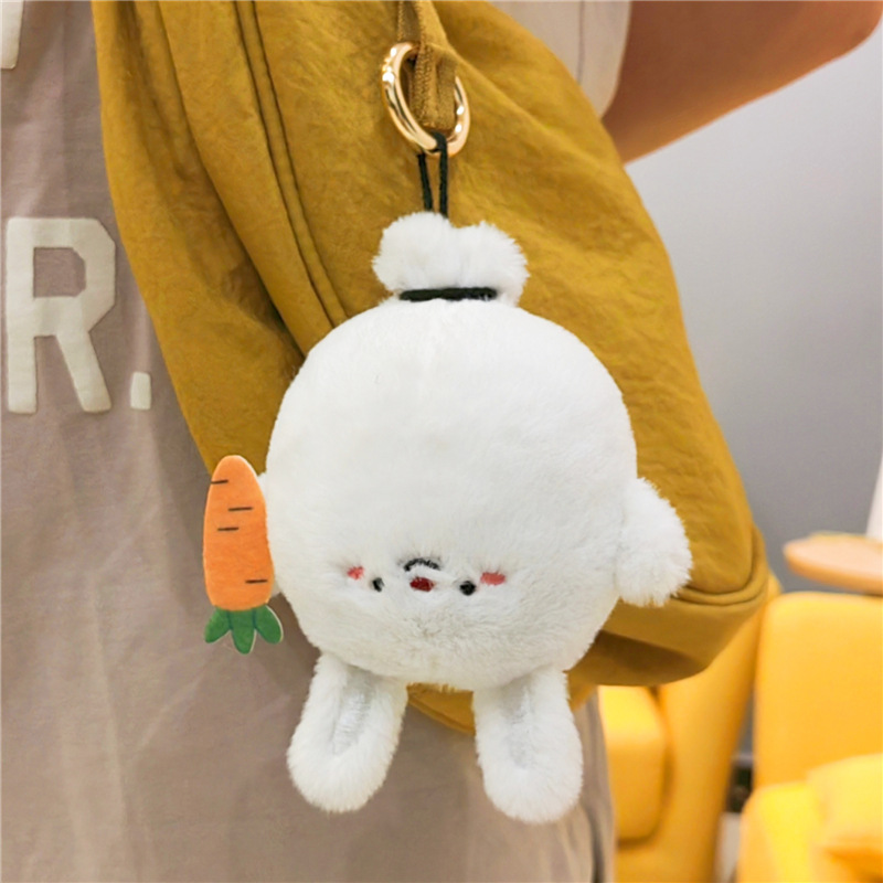 Original Genuine Cool Personality Naughty Puppy Plush Hanging Piece Pendant Creative Girlish Heart Figurine Doll Keychain