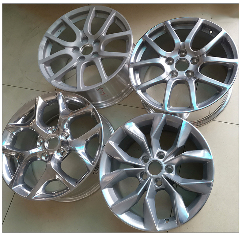汽车轮毂压铸件 汽车铝合金轮毂抛光 铝合金精密模具抛光可