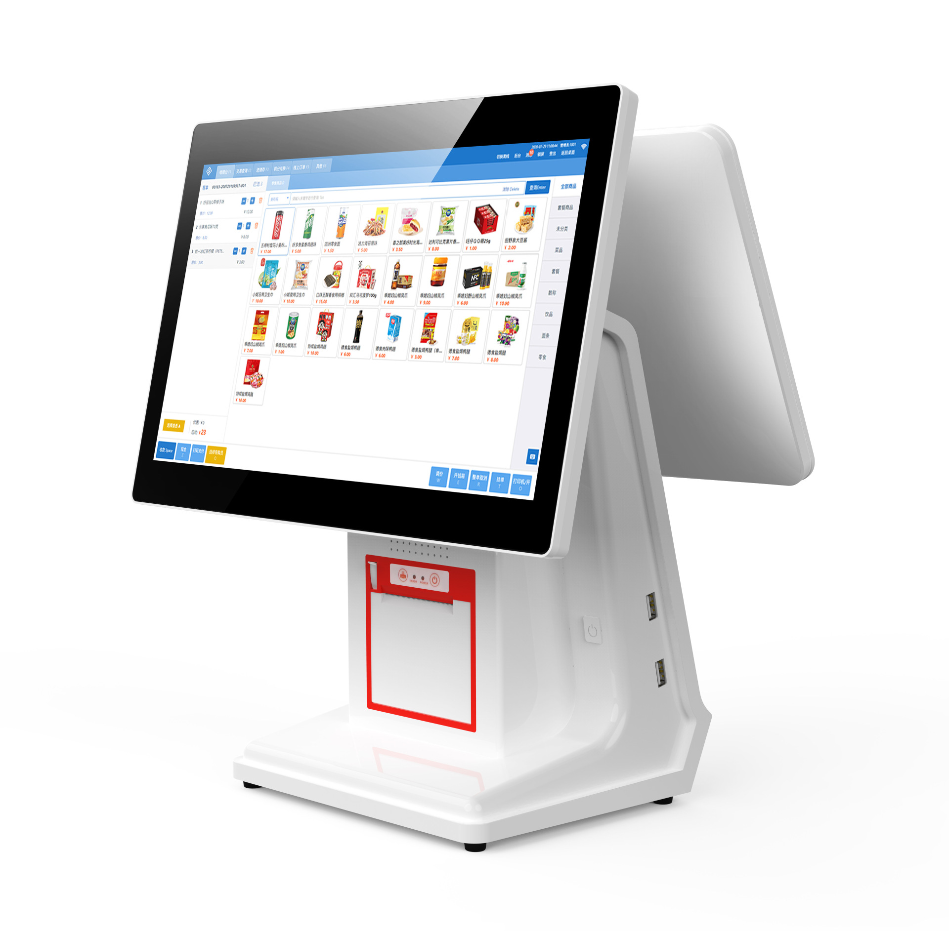 收银机双屏