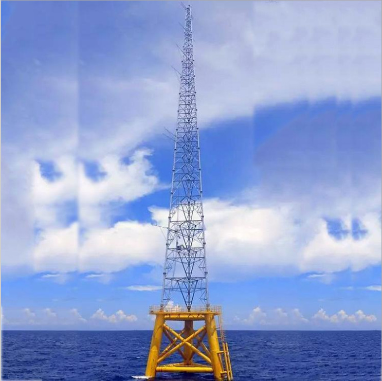 测风塔 四边形桁架结构测风塔,单根钢管,三角形桁架测风塔