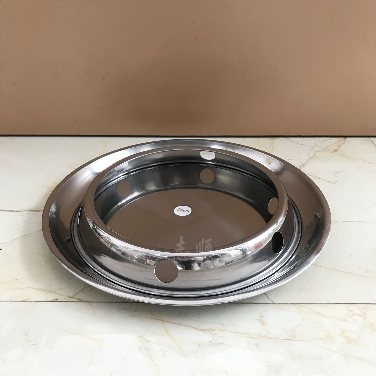 不锈钢锅架多用鼎架隔热锅圈连盘锅架置物架锅圈带盘厨房用品