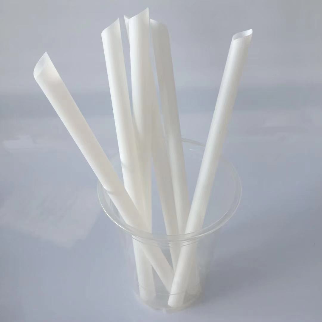 一次性pla吸管 单支独立 耐温 奶茶饮料 生物降解聚乳酸性6x230mm