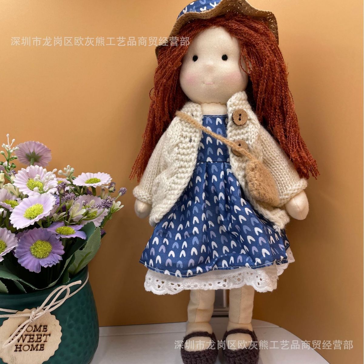 跨境waldorfdoll玩偶艺术家手工制作的裙子换装裙子娃娃公仔儿童