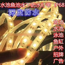 led12v5050灯带60珠亮水下软灯条鱼池灌胶户外捕银鱼