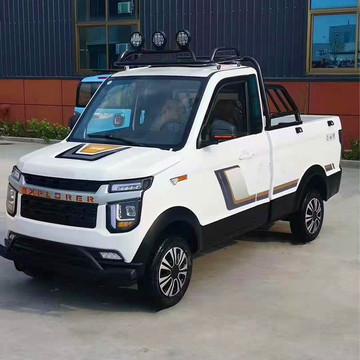 客货两用电动皮卡车油电混合两门四座封闭车厢皮卡车