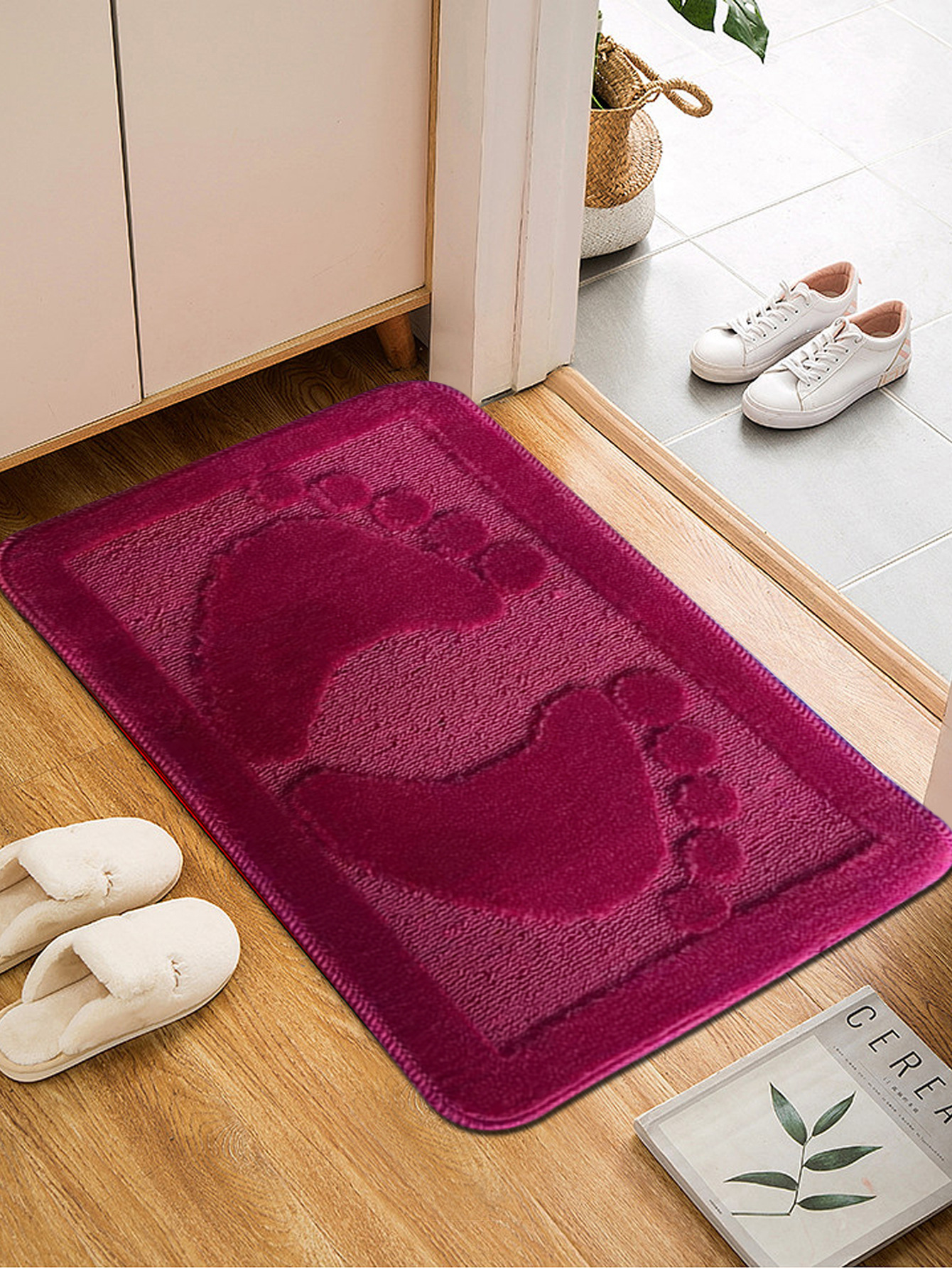 Factory Direct Sales Wholesale Bathroom Bathroom Bathroom Door Mat Door Stain-Resistant Water-Absorbing Non-Slip Mat