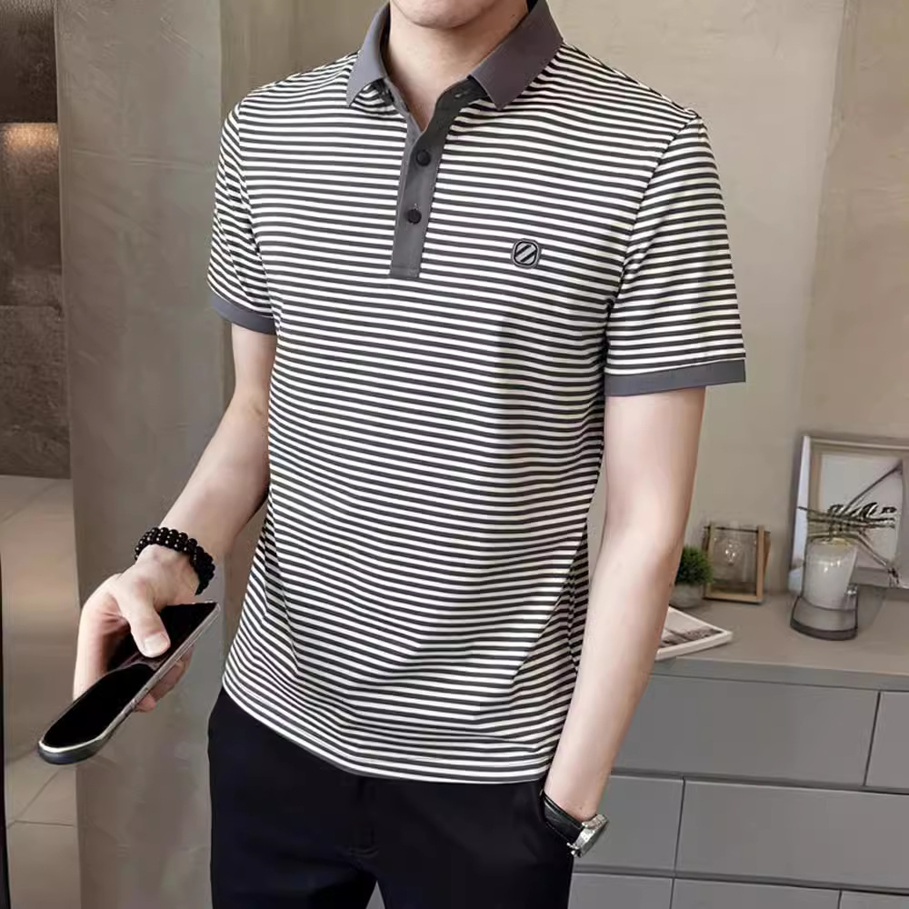 tq夏季新款条纹图案宽松型男装休闲休闲运动装批发-阿里巴巴