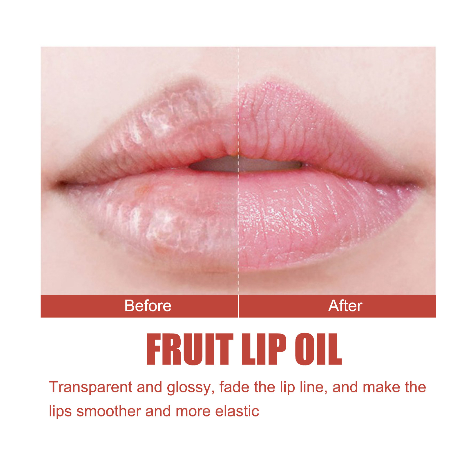 Ouhoe Lip Oil Fade Lip Lines Anti-Chapping Care Lips Moisture Replenishment Lip Plump Care Lip Gloss
