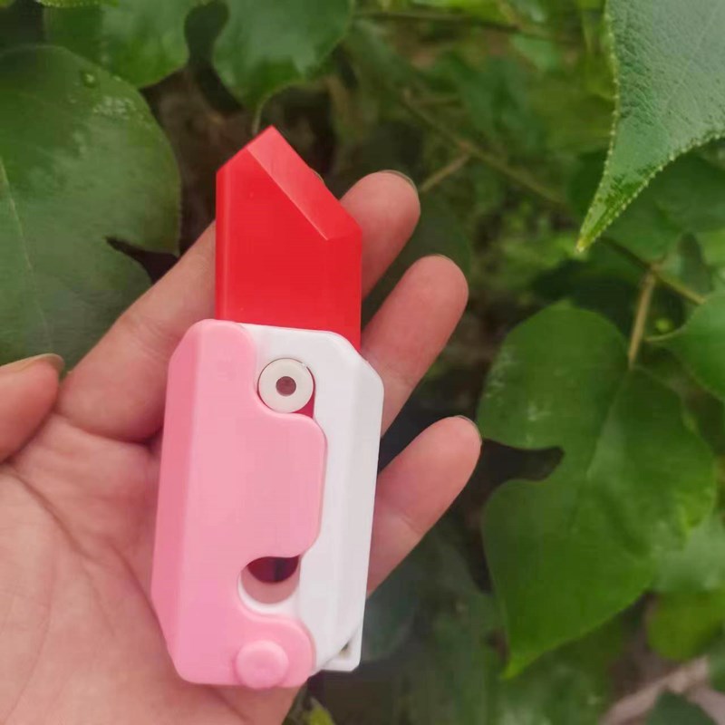 Tiktok Same 3D Gravity Radish Knife Spot Gravity Knife Wholesale Internet Hot Creative Decompression Toy