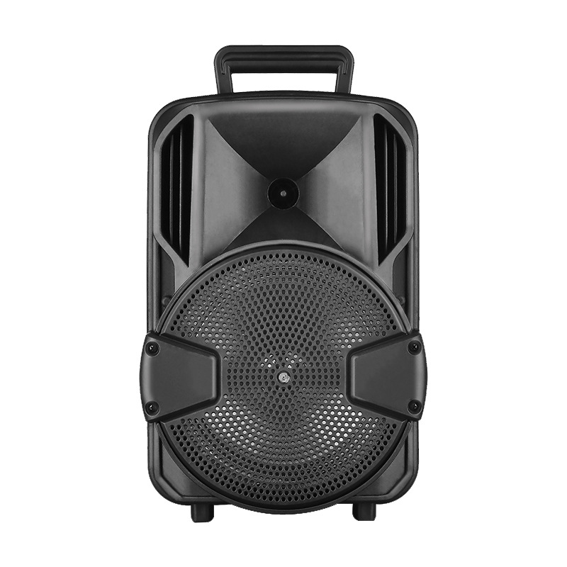 源头厂家8寸便携手提户外蓝牙音箱手推箱拉杆音响trolly speaker