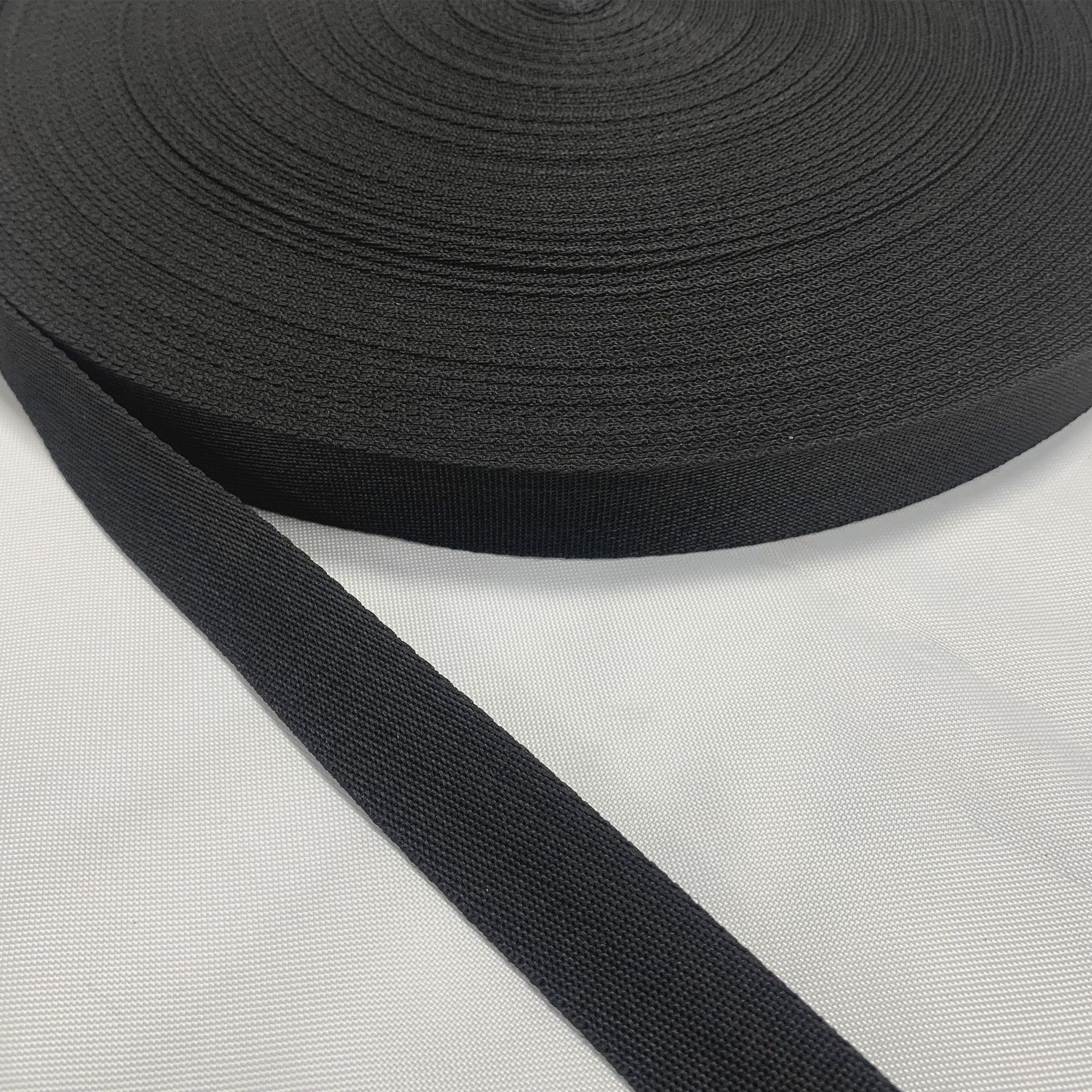 热销丙纶pp斜纹织带2.5-3.8cm箱包辅料皮带背包带义乌厂家现货