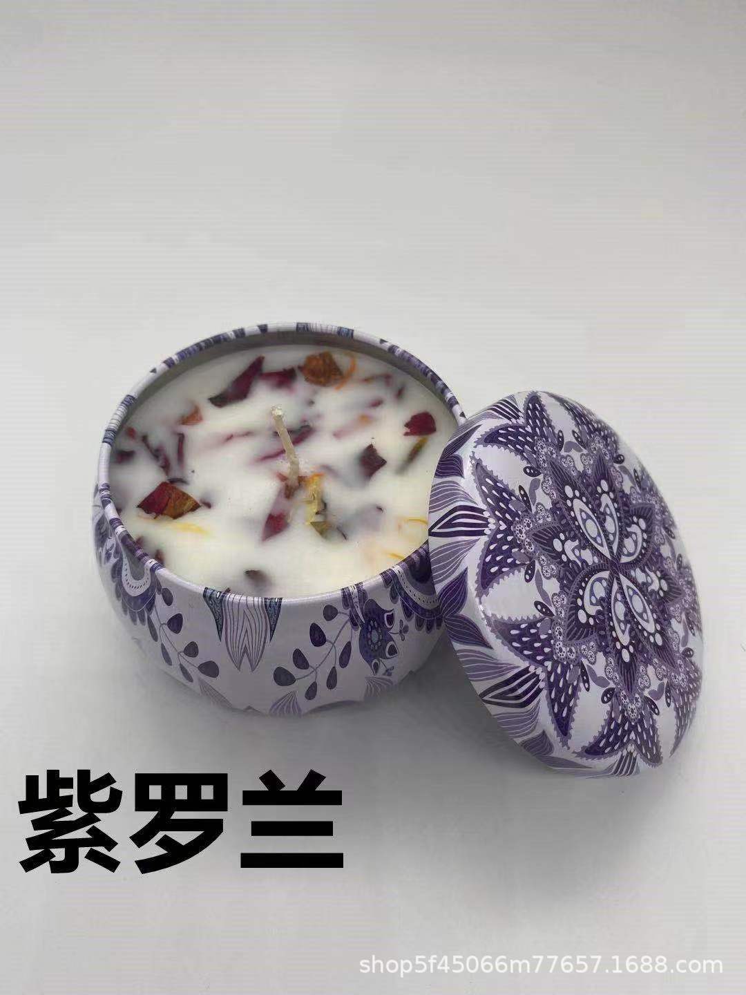 Dried Soy Wax Flower Fragrance Candles? Wedding Partner Fireworks Display Fragrance Incense Candle