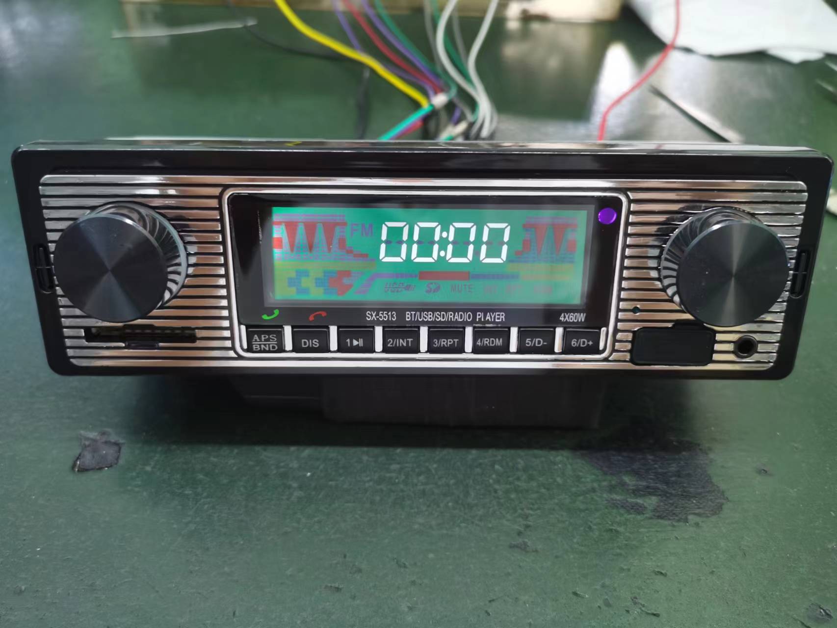 SX-5513车载蓝牙播放器 车载收音机汽车播放器车载MP3